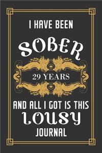 29 Years Sober Journal