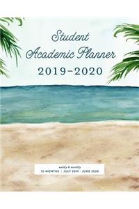 Student Academic Planner 2019-2020 Weekly & Monthly 12-Months July 2019 - June 2020