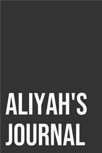Aliyah's Journal