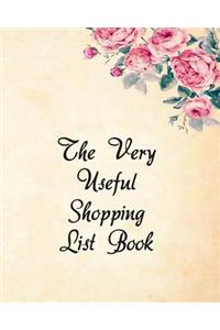 The Very Useful Shopping List Book