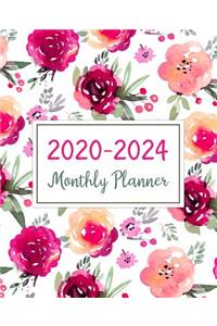 2020-2024 Monthly Planner