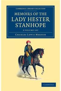 Memoirs of the Lady Hester Stanhope 3 Volume Set