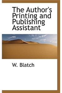 The Author's Printing and Publishing Assistant