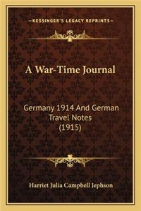 War-Time Journal