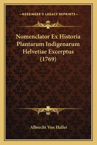 Nomenclator Ex Historia Plantarum Indigenarum Helvetiae Excerptus (1769)