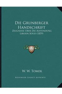 Die Grunberger Handschrift