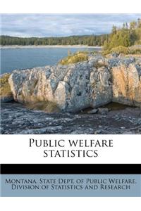 Public Welfare Statistics