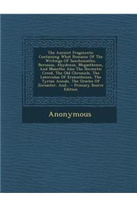 The Ancient Fragments