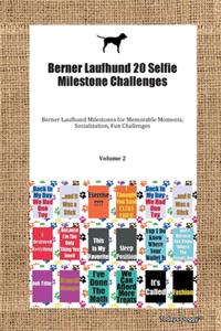 Berner Laufhund 20 Selfie Milestone Challenges Berner Laufhund Milestones for Memorable Moments, Socialization, Fun Challenges Volume 2