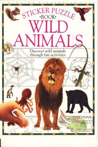 Sticker Puzzle Book: Wild Animals