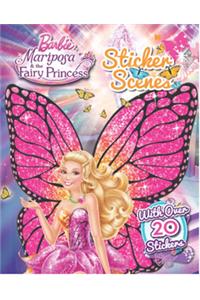 Barbie Mariposa Sticker Scene