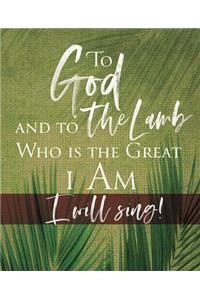 To God Palm Sunday Bulletin Large (Pkg of 50)
