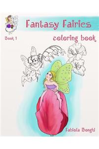 Fantasy Fairies coloring book