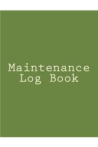 Maintenance Log Book