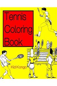 Tennis Coloring Book