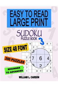 Easy To Read Large Print Sudoku