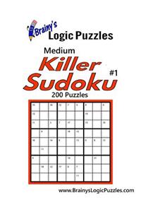 Brainy's Logic Puzzles Medium Killer Sudoku #1 200 Puzzles