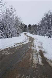 Journal Country Road Winter Day