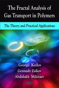 Fractal Analysis of Gas Transport in Polymers