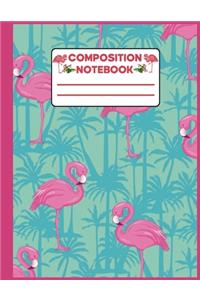 Pink Flamingo Composition Notebook