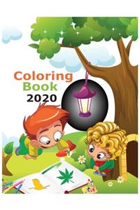 Coloring Book 2020: For Drawing, Writing, Painting, coloring or Doodling, 100 Pages, 8.5x11 Book perfect gift for adults, students, artists, kids