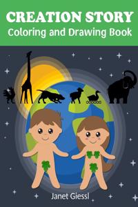 Creation Story Coloring and Drawing Book