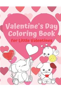 Valentine's Day Coloring Book for Little Valentines