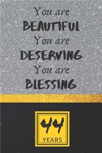 44th Birthday Journal