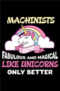 Machinists Are Fabulous And Magical Like Unicorns Only Better