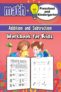 Kindergarten and Preschool Math Workbook for Kids