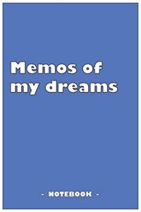 Memos of my dreams - To draw and note down your dreams memories, emotions and interpretations