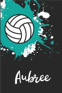 Aubree Volleyball Notebook