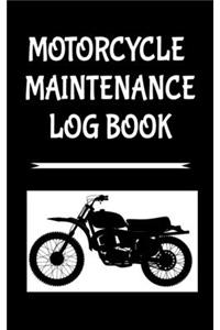Motorcycle Maintenance Log Book