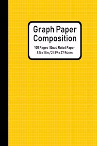 Graph Paper Composition Notebook Quad Ruled