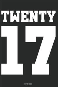 Twenty 17 Notebook