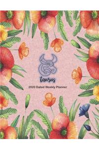 Taurus 2020 Dated Weekly Planner