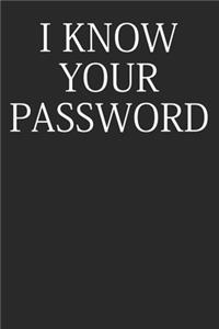 I Know Your Password