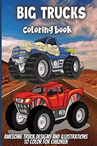 Big Trucks Coloring Book