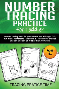 Number Tracing Practice For Toddler