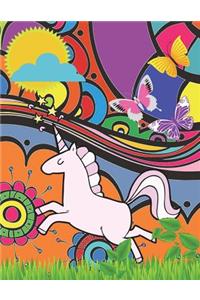 Unicorn and Flowers