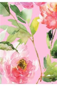 Peonies Sketchbook 7 x 10