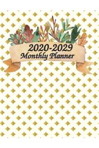 2020-2029 Monthly Planner 8.5x11