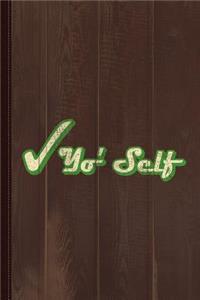 Check Yo Self Vintage Journal Notebook