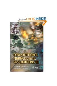 Computational Finance and Its Applications