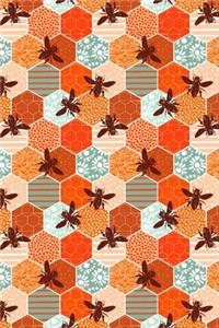 Bullet Journal Notebook Honey Bees Pattern 3