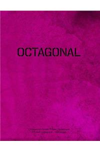 Octagonal Graph Paper Notebook 1/4 inch octagons 160 pages