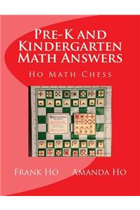 Pre-K and Kindergarten Math Answers