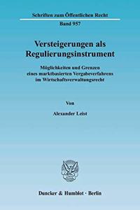 Versteigerungen ALS Regulierungsinstrument
