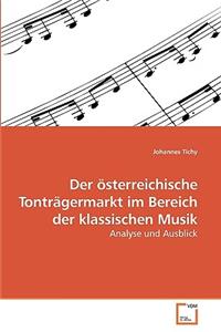Der österreichische Tonträgermarkt im Bereich der klassischen Musik