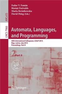 Automata, Languages, and Programming